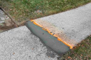 Brantford Sidewalk Heave after